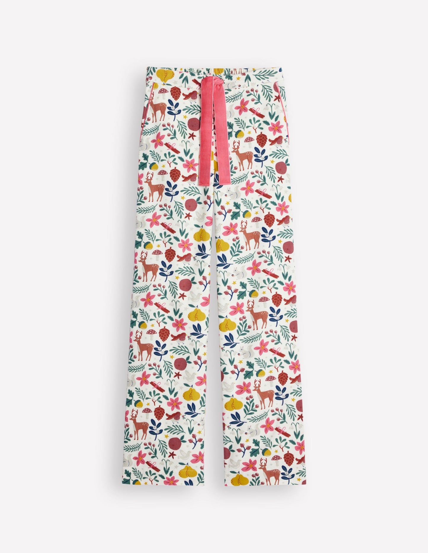 Brushed Cotton Pyjama Trouser-Woodland, Multi