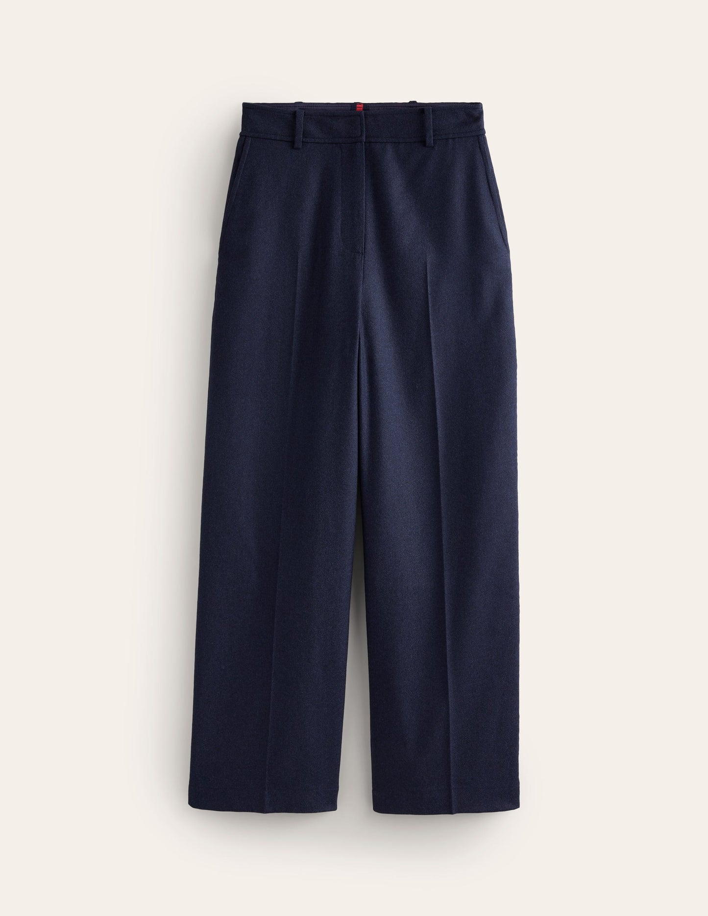 Westbourne Wool-Twill Trousers-Navy