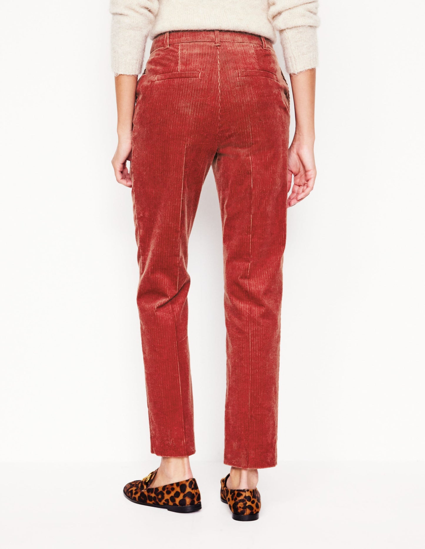 Kew Cord Trousers-Rust