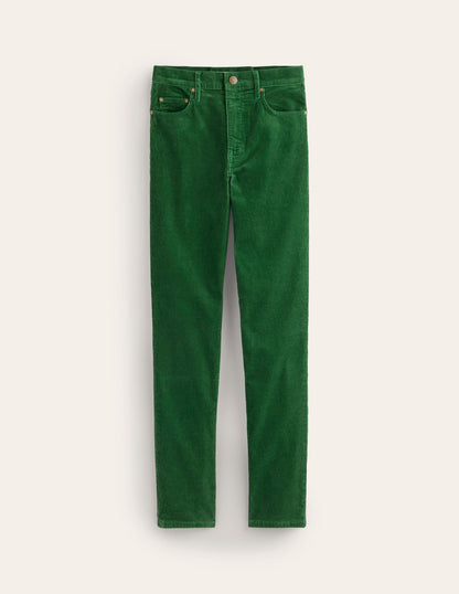 5 Pocket Cord Slim Jeans-Pine