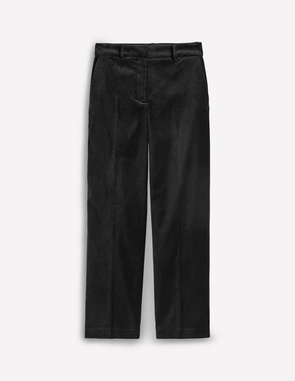 Kew Velvet Trousers -Black