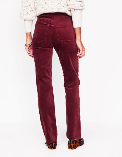 Velveteen 5 Pocket Jeans-Chestnut-3