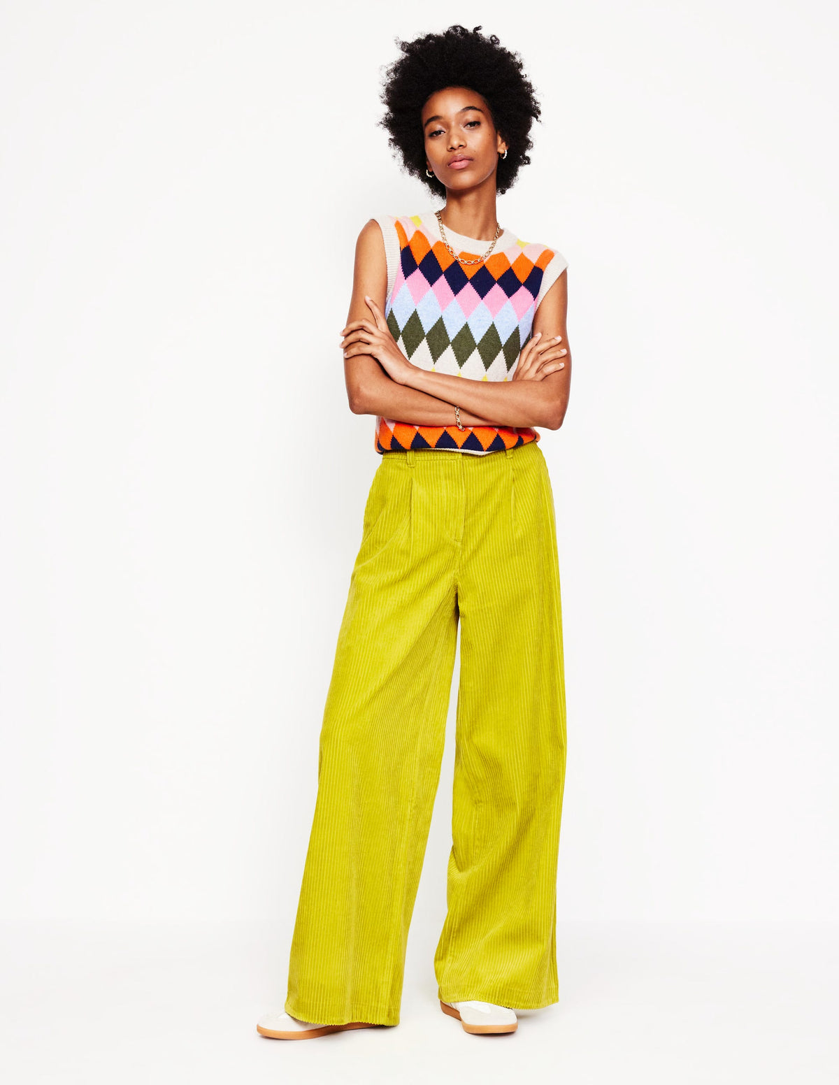 Chiswick Cord Trousers-Kiwi - Image 5