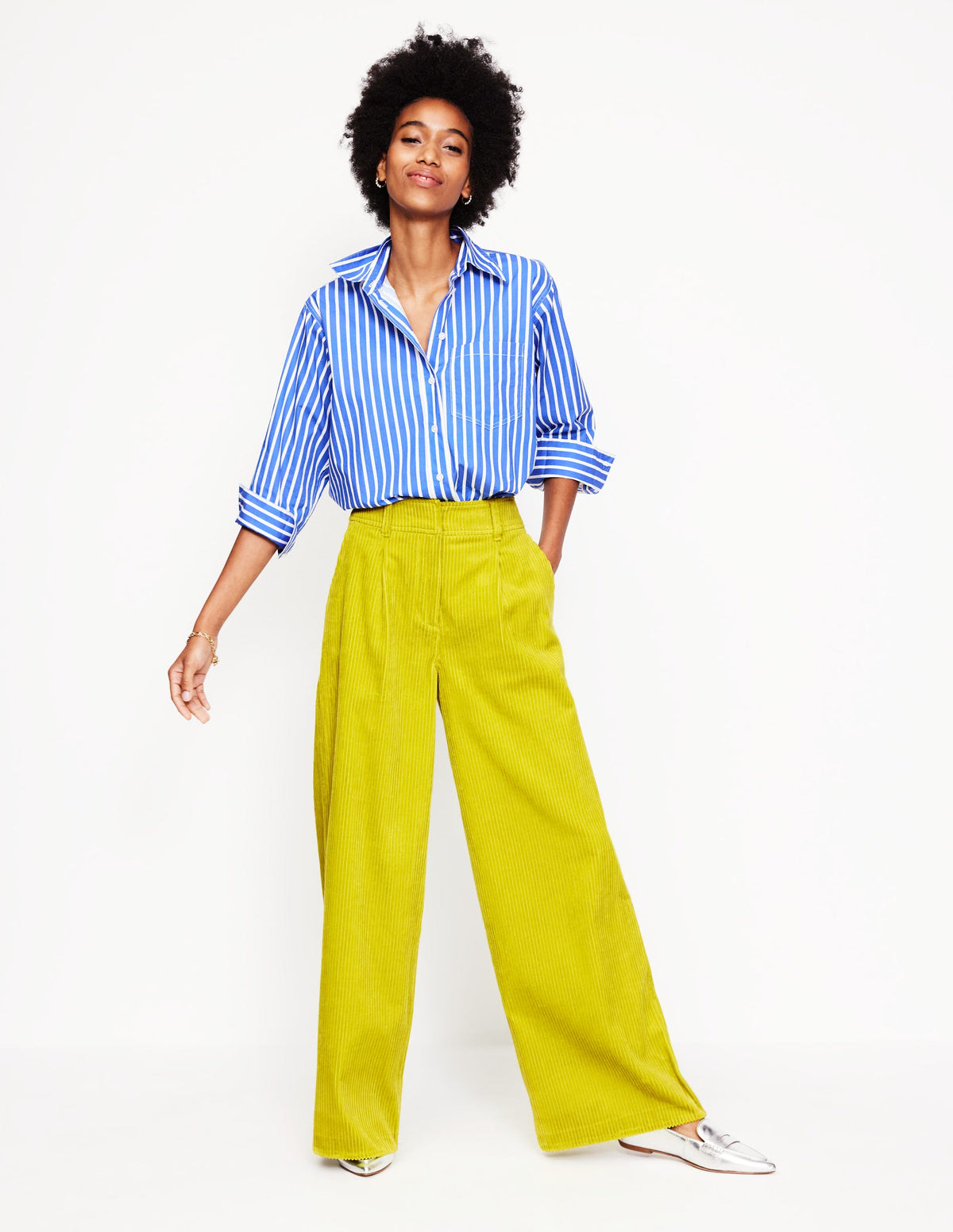 Chiswick Cord Trousers-Kiwi - Image 6