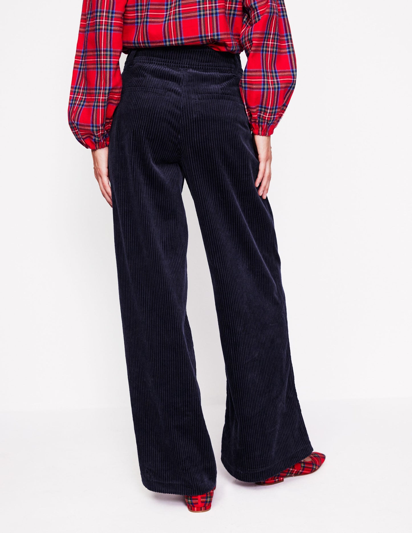 Chiswick Cord Trousers-Navy