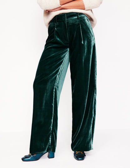 Chiswick Velvet Trousers-Glade