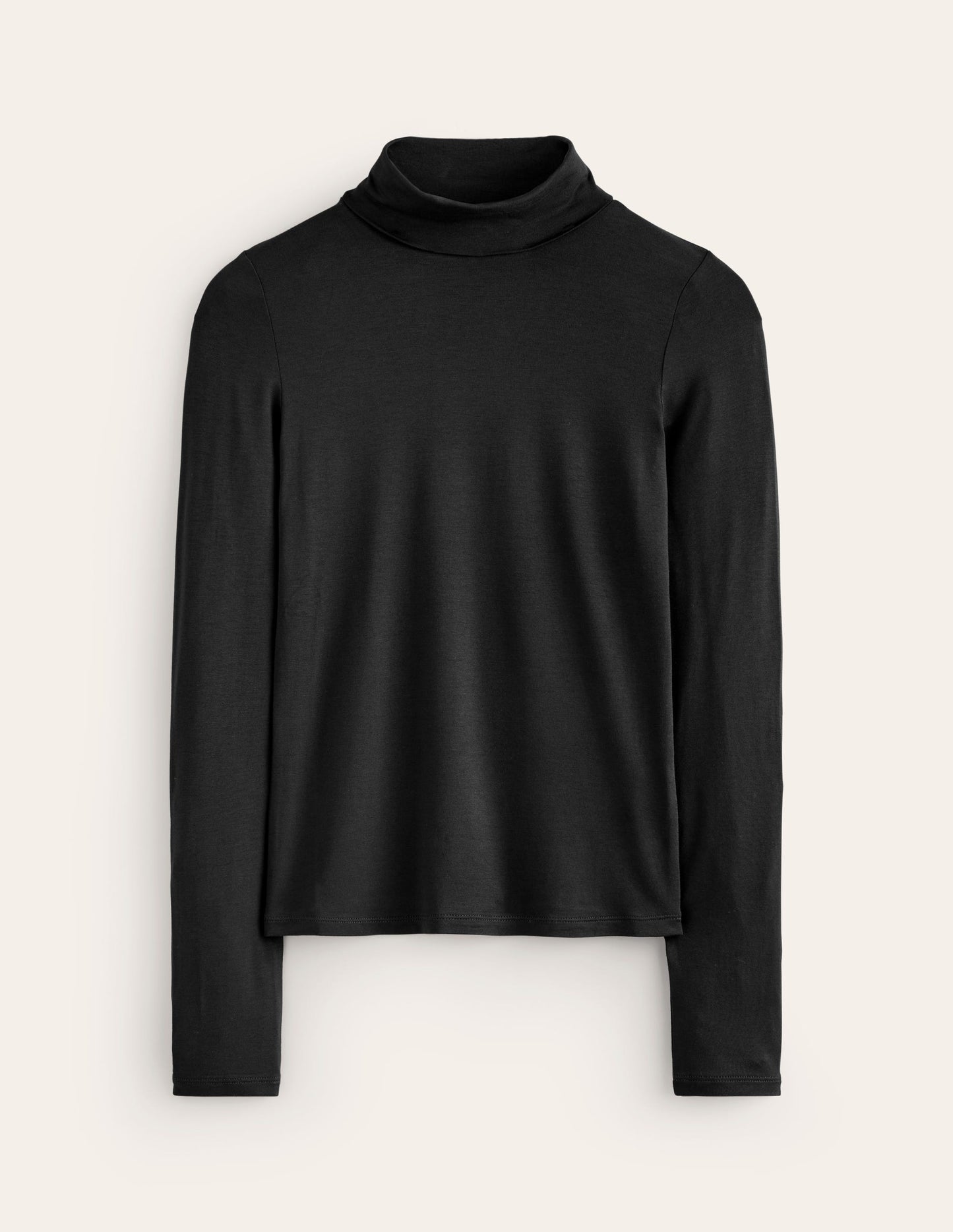 Polly Jersey Top-Black