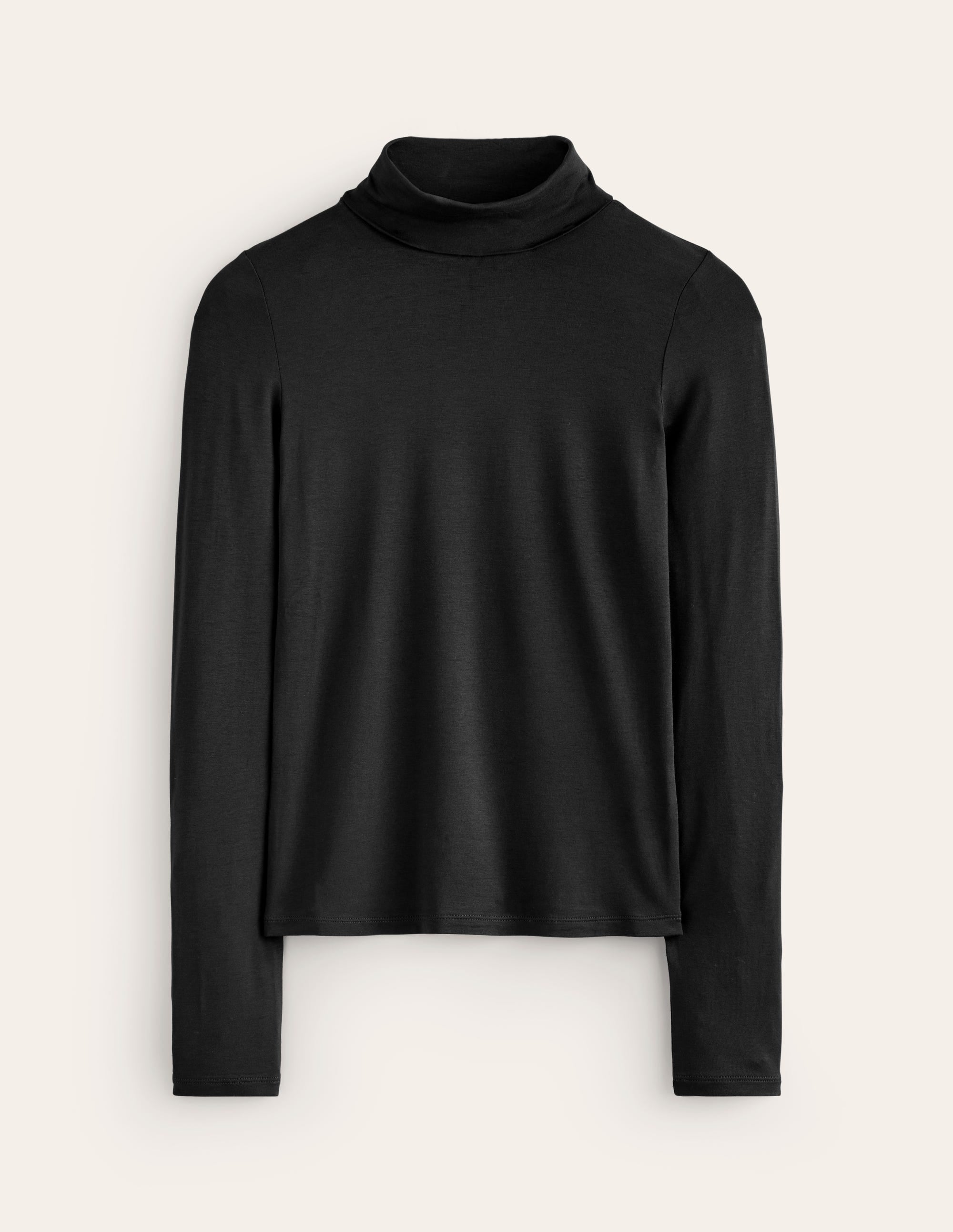 Polly Jersey Top-Black - Image 6