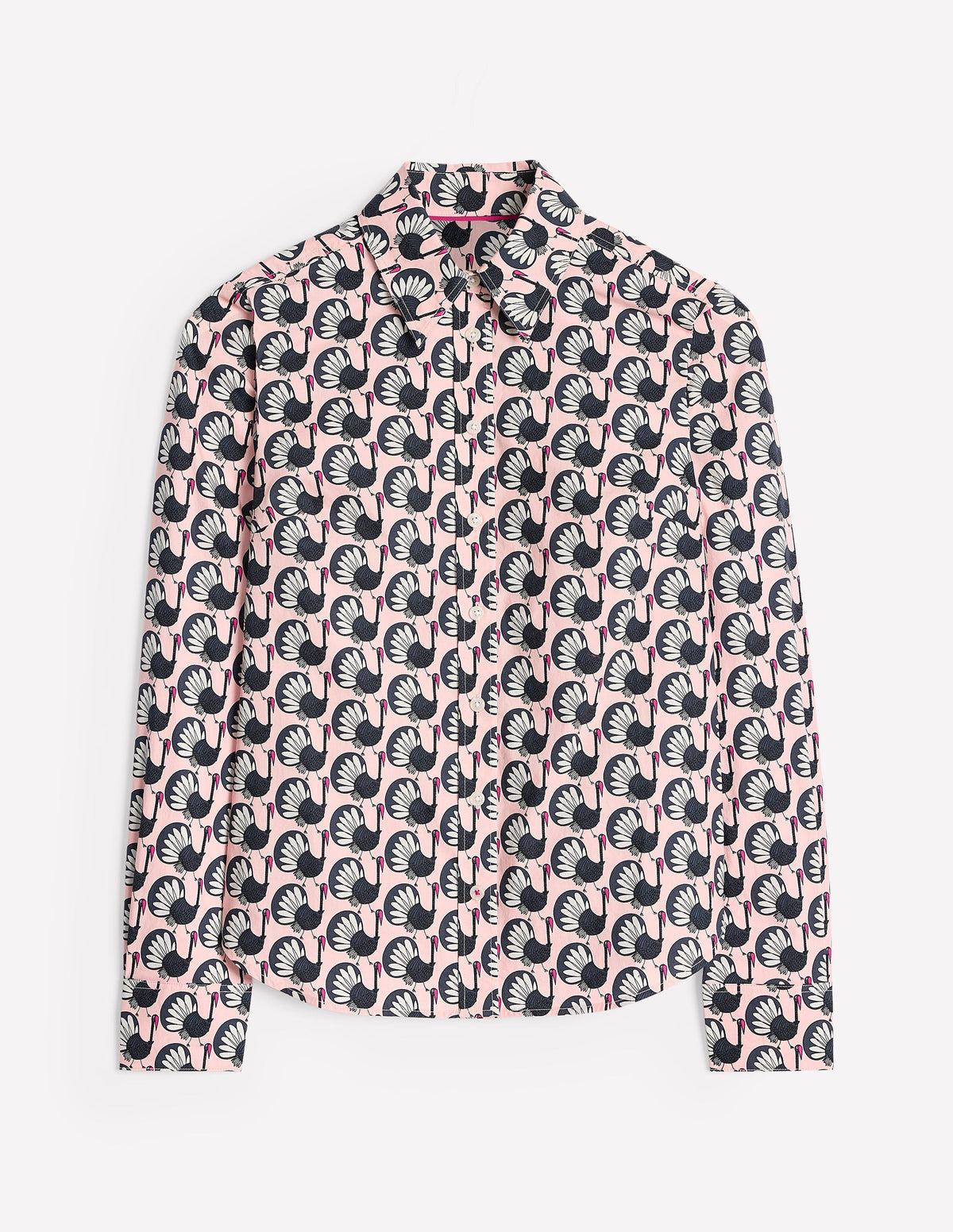 Sienna Cotton Shirt-Milkshake, Geo Turkey - Image 5