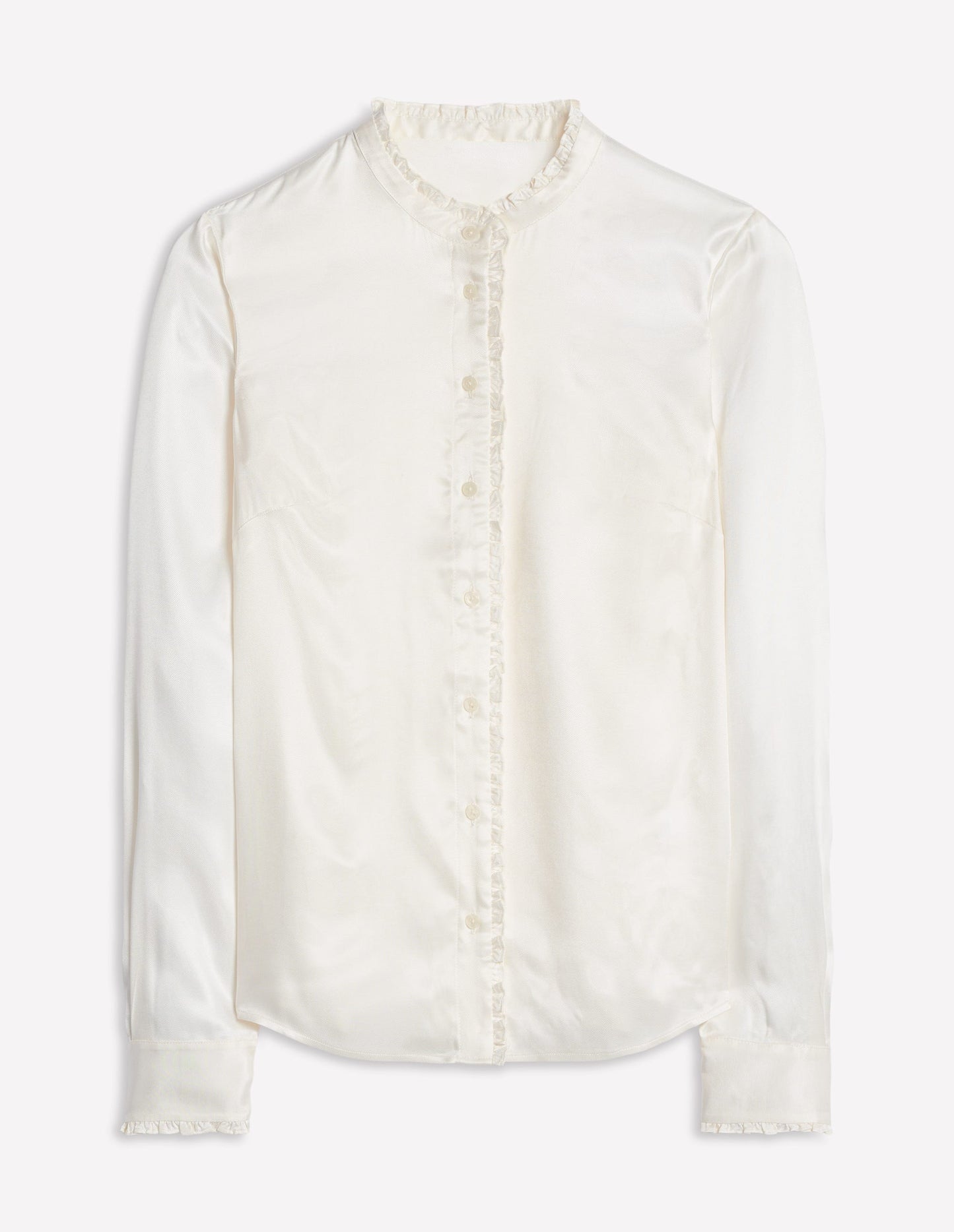 Phoebe Viscose Shirt-Ivory