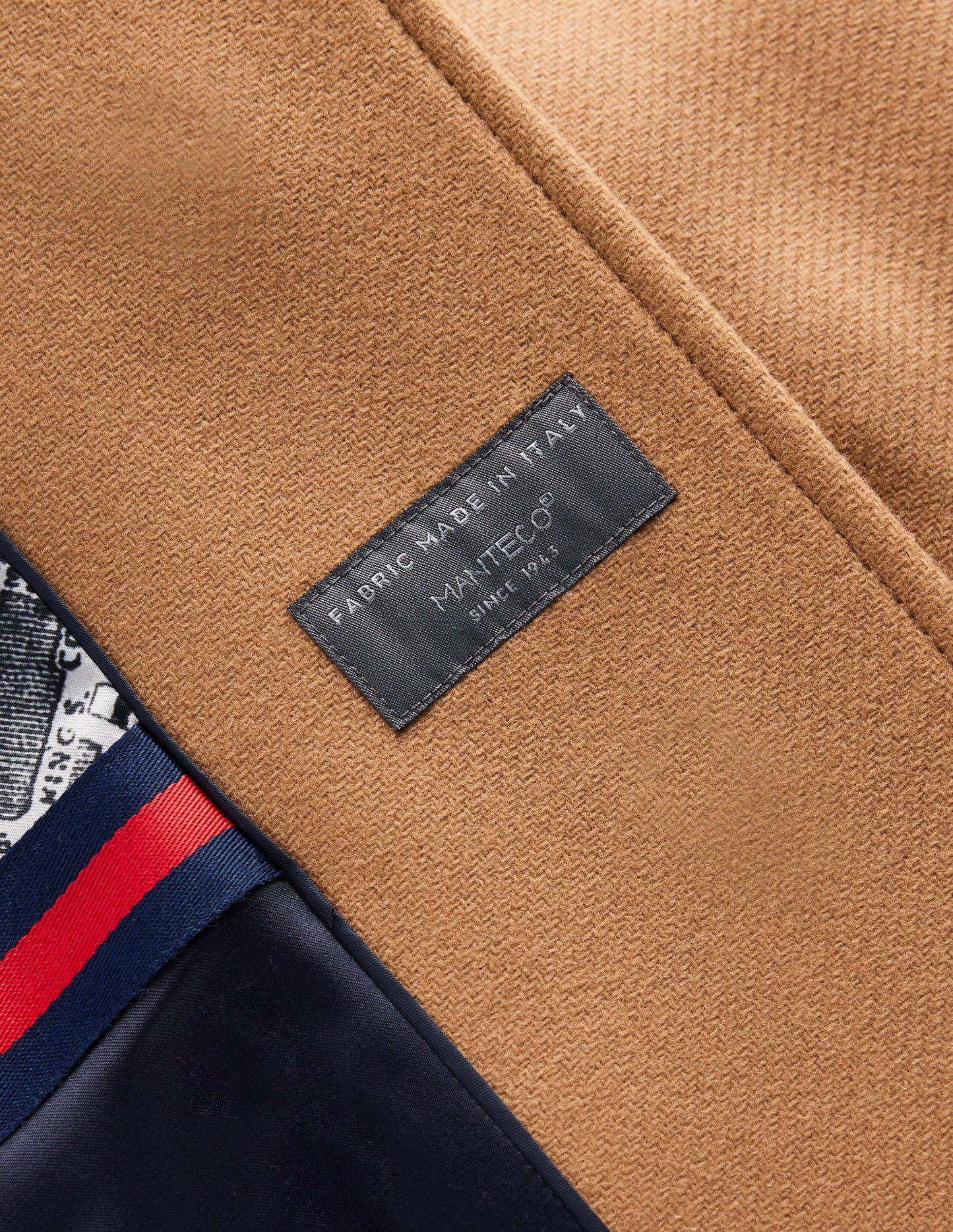 Durham Wool Blend Coat-Colourblock Camel