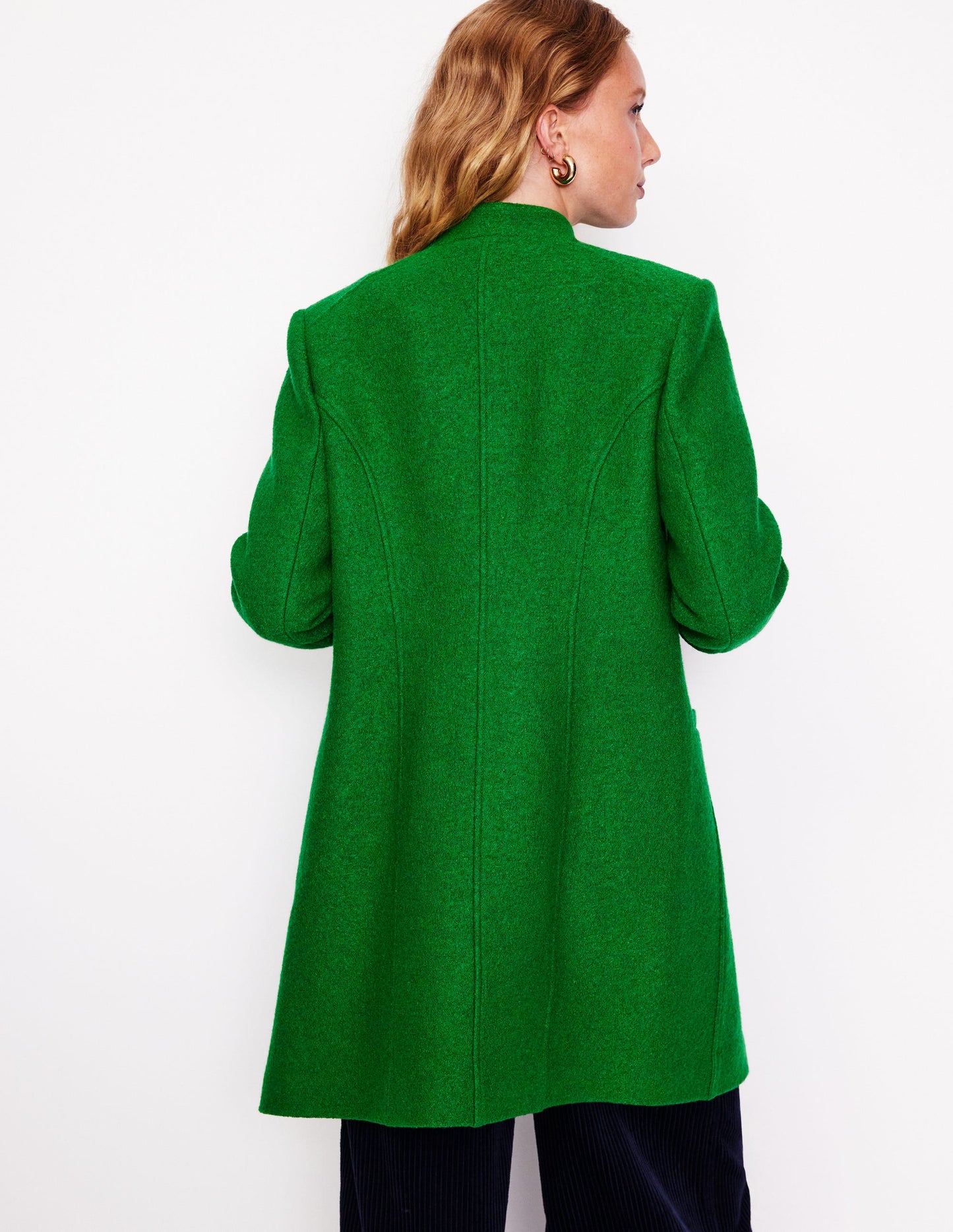 Hamilton Textured Coat-Highland Green