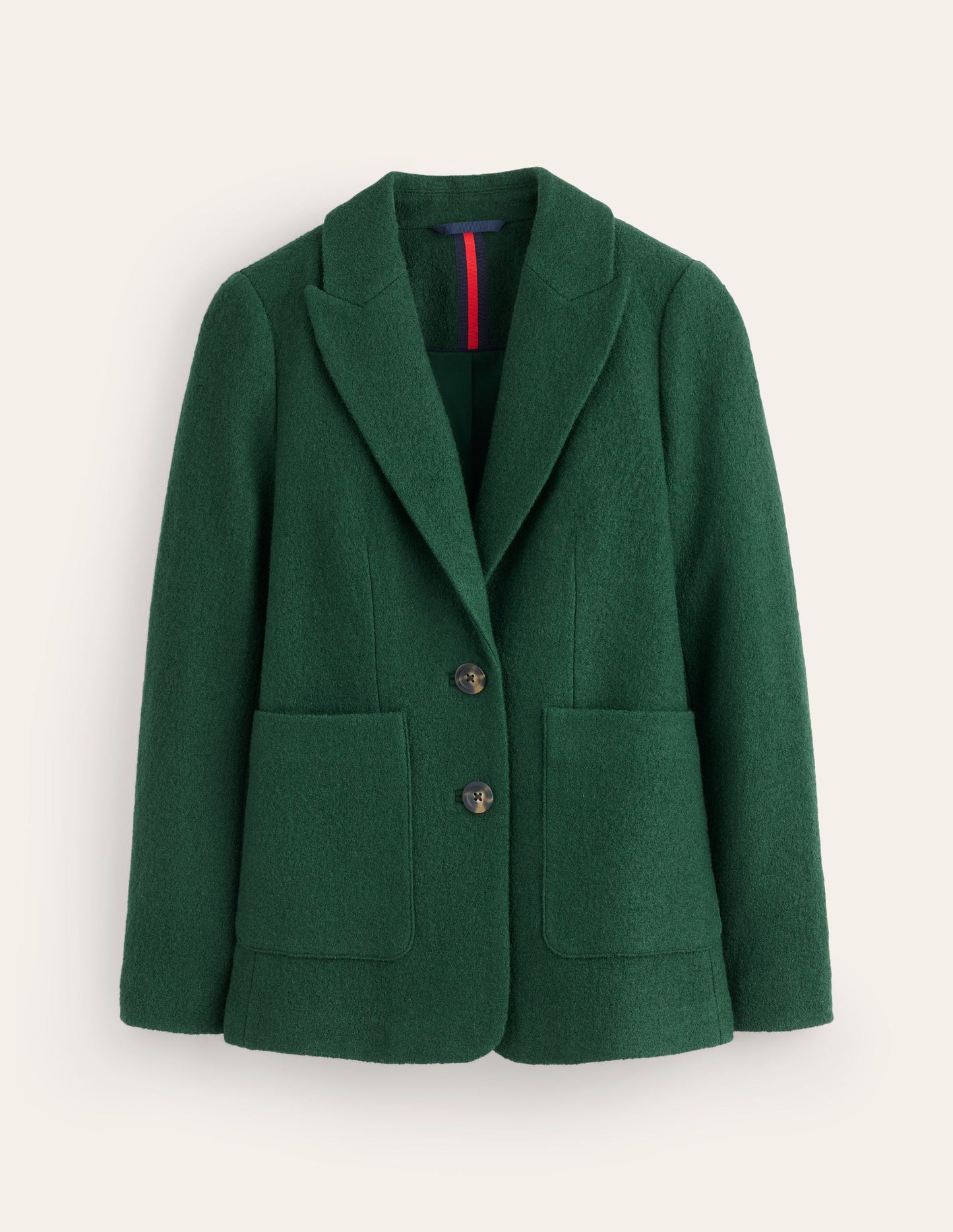 Marylebone Textured Blazer-Dark Green