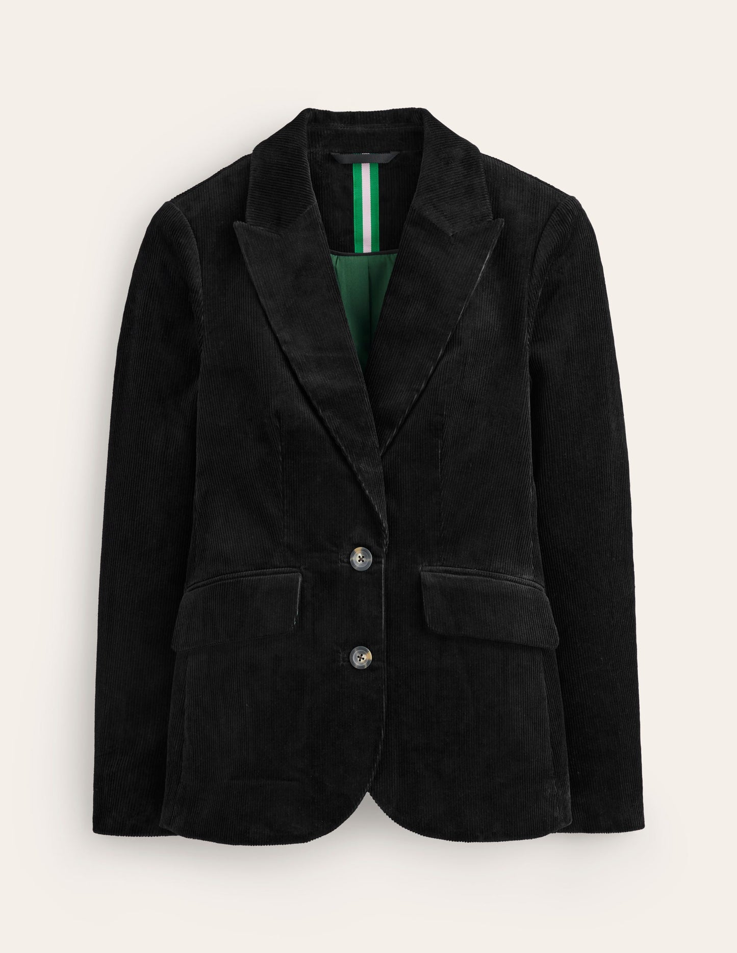 Marylebone Cord Blazer-Black