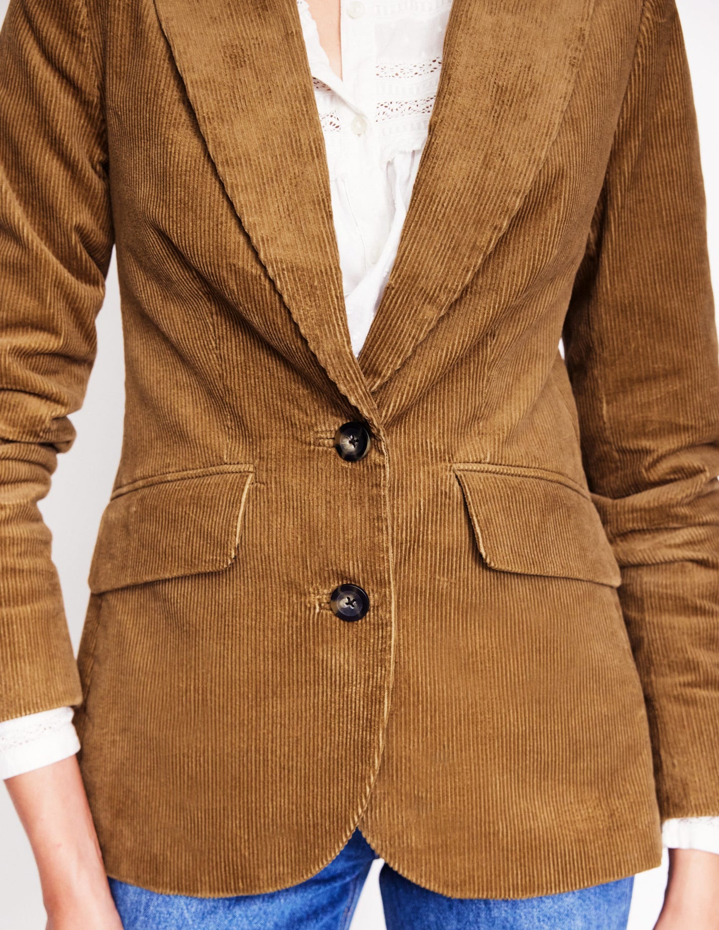 Marylebone Cord Blazer -Camel