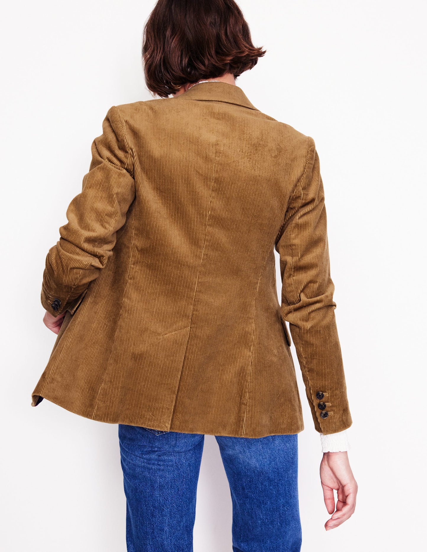 Marylebone Cord Blazer -Camel