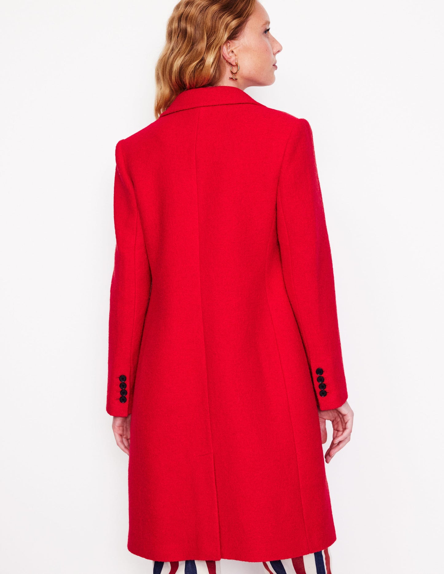 Chichester Textured Coat-High Risk Red