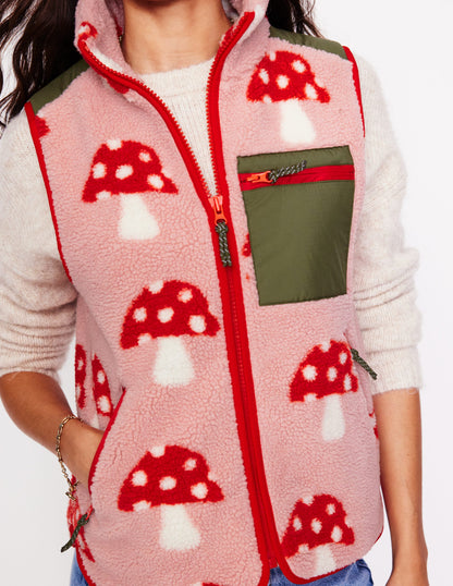 Truro Borg Gilet-Mushroom