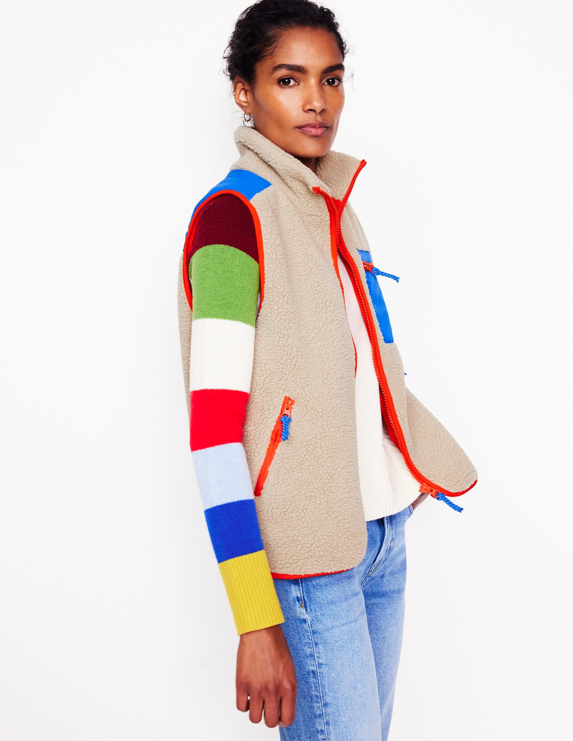 Truro Borg Gilet-Neutral - Image 1