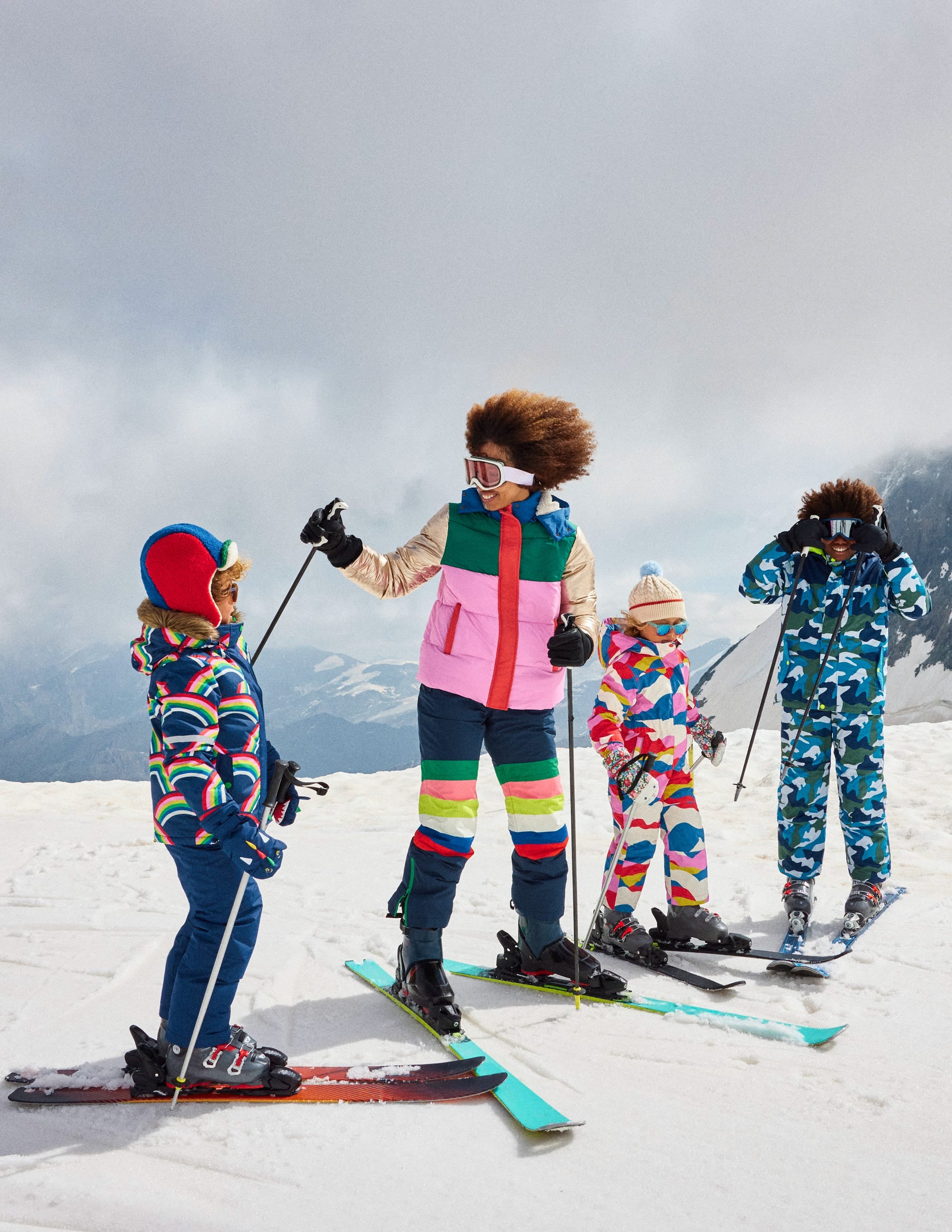 Short Puffer Coat-Multi - Image 6