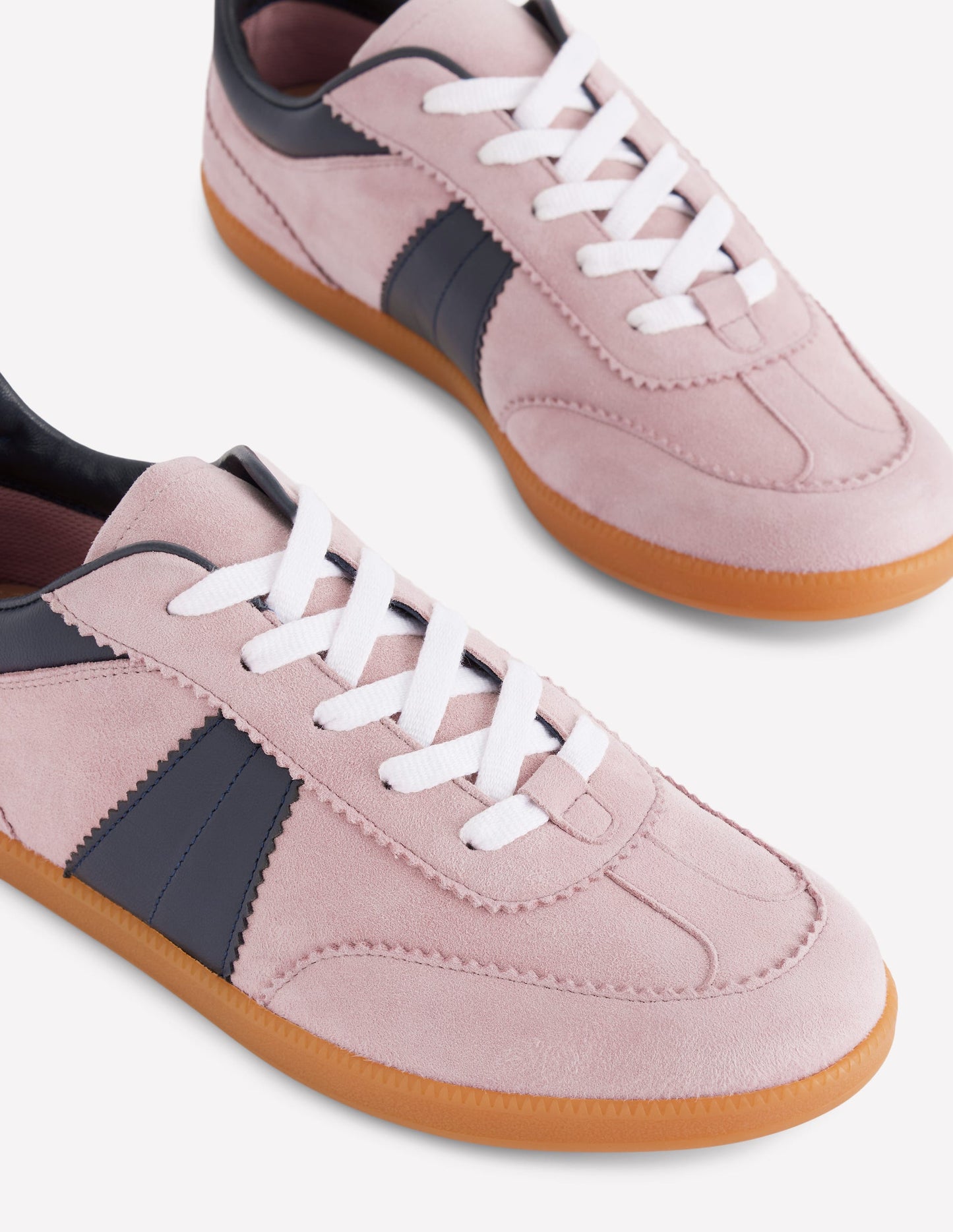 Erin Retro Tennis Trainers-Vintage Mauve/Navy