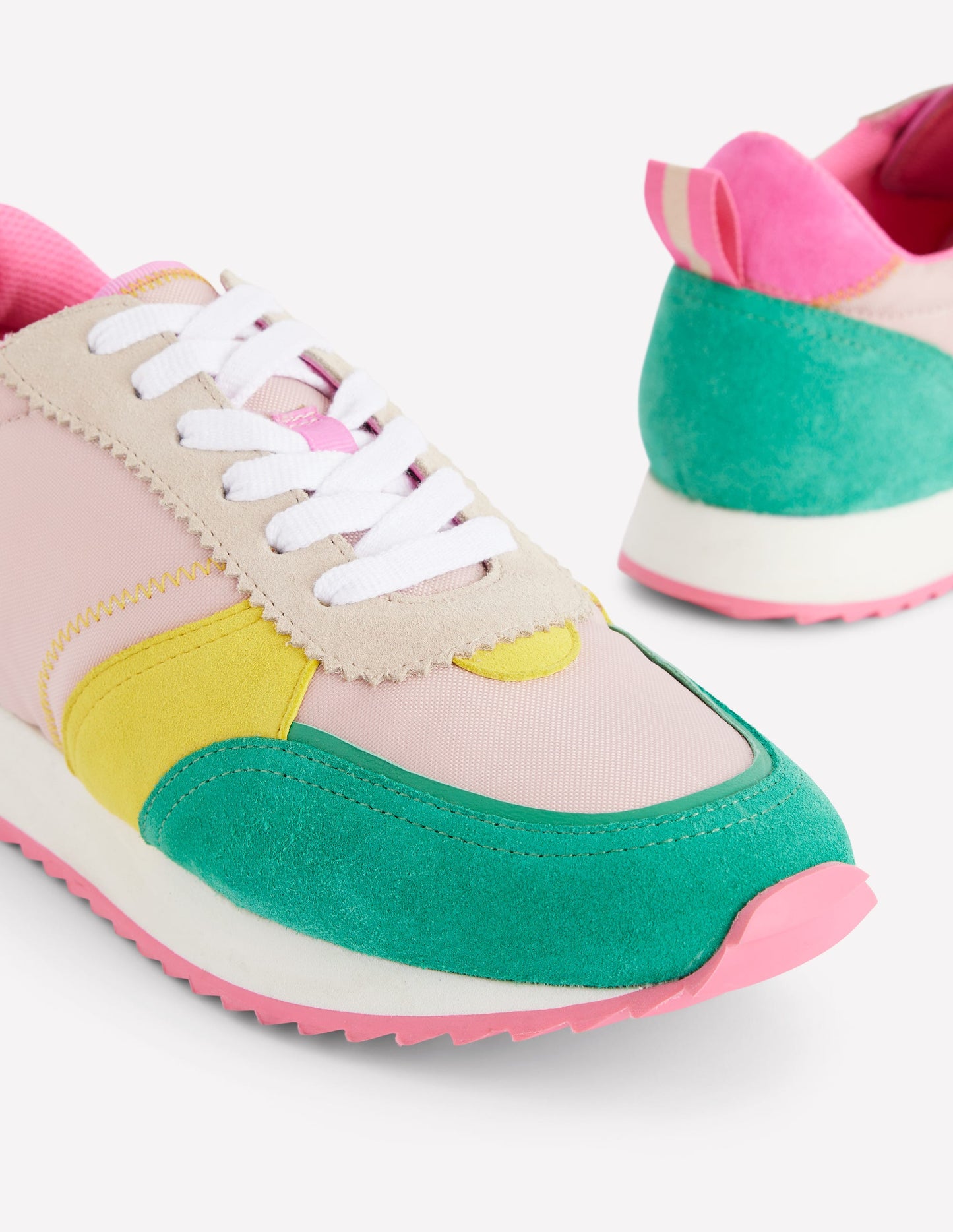 Runner Trainers-Pink Colourblock