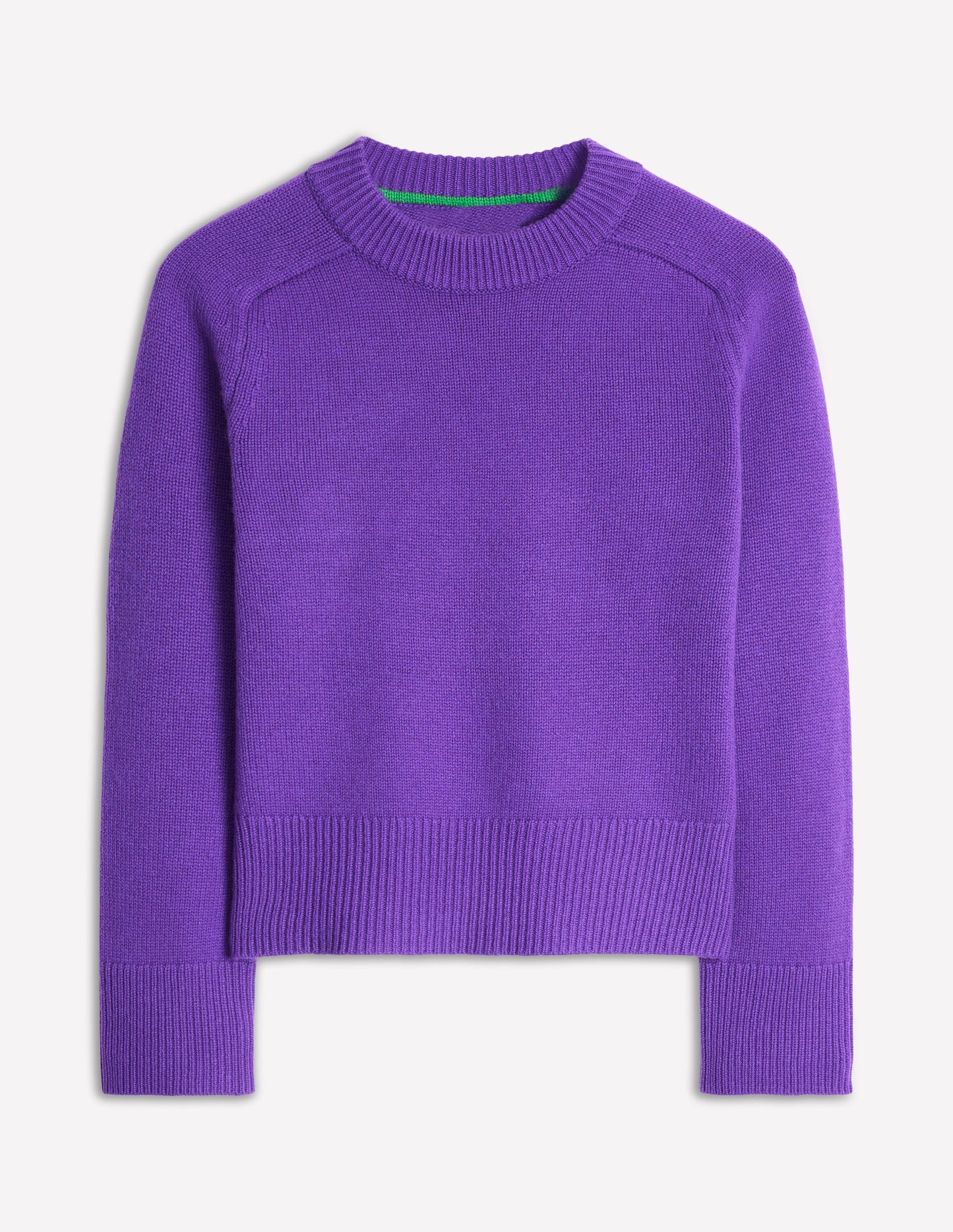 Wide Sleeve Cashmere Jumper-Ameythyst Purple