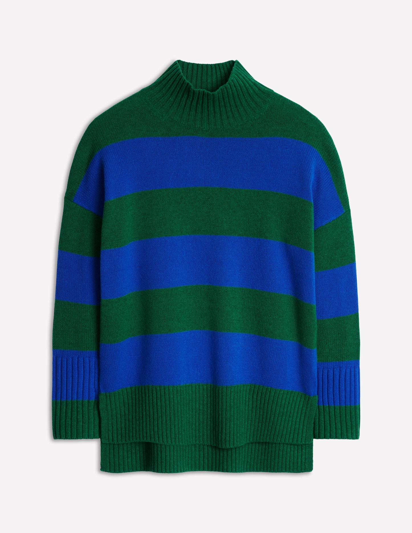 Jessica Oversized Jumper -Bavaria Green, Monarch Blue