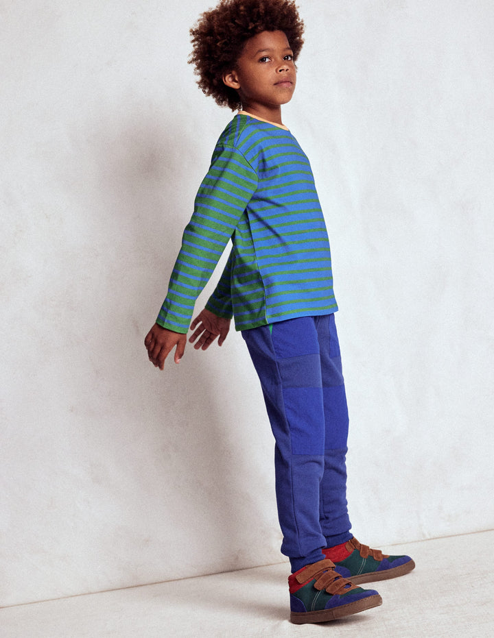 Warrior Knee Joggers-Medieval Blue