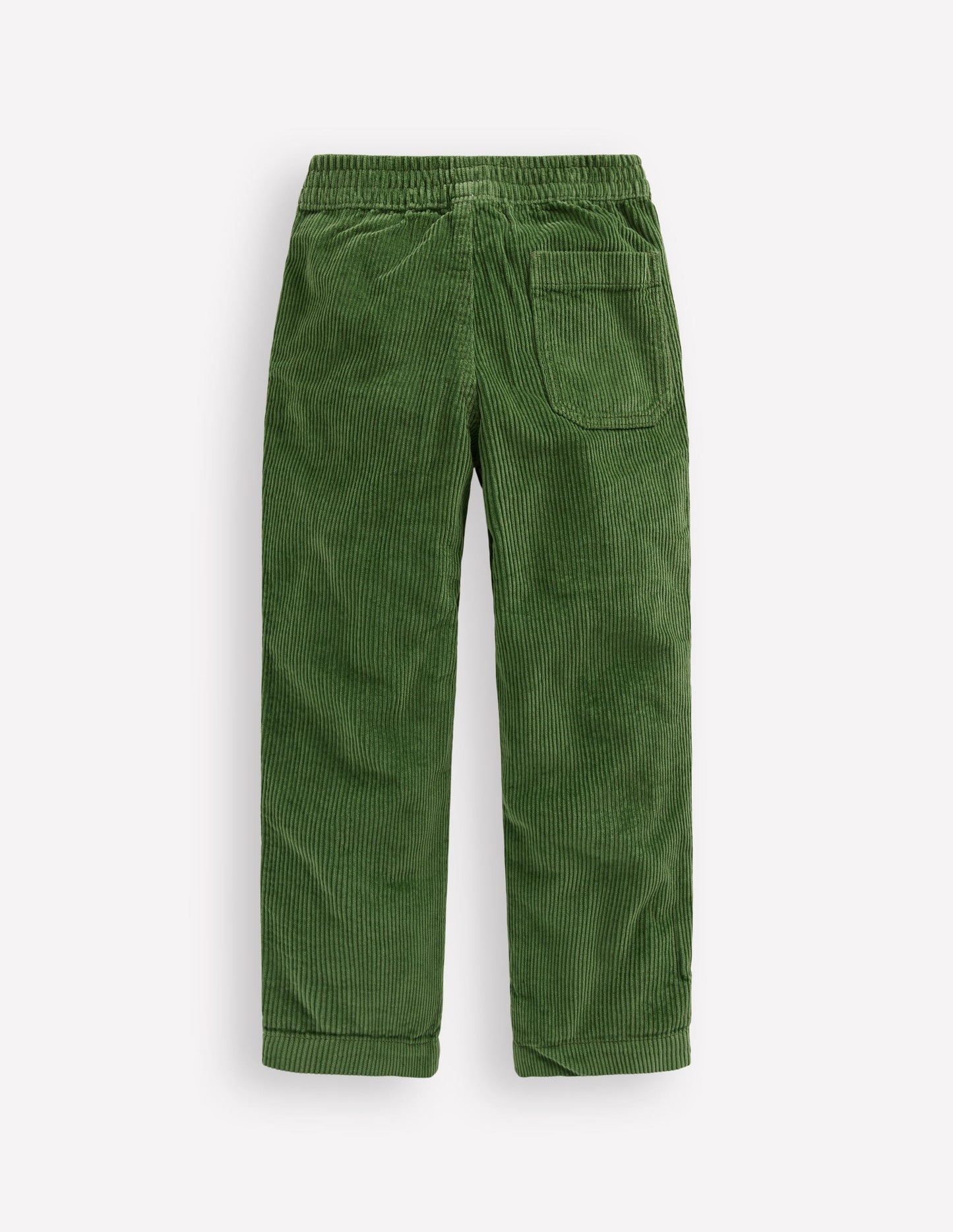 Pull-on Cord Trousers-Promenade Green