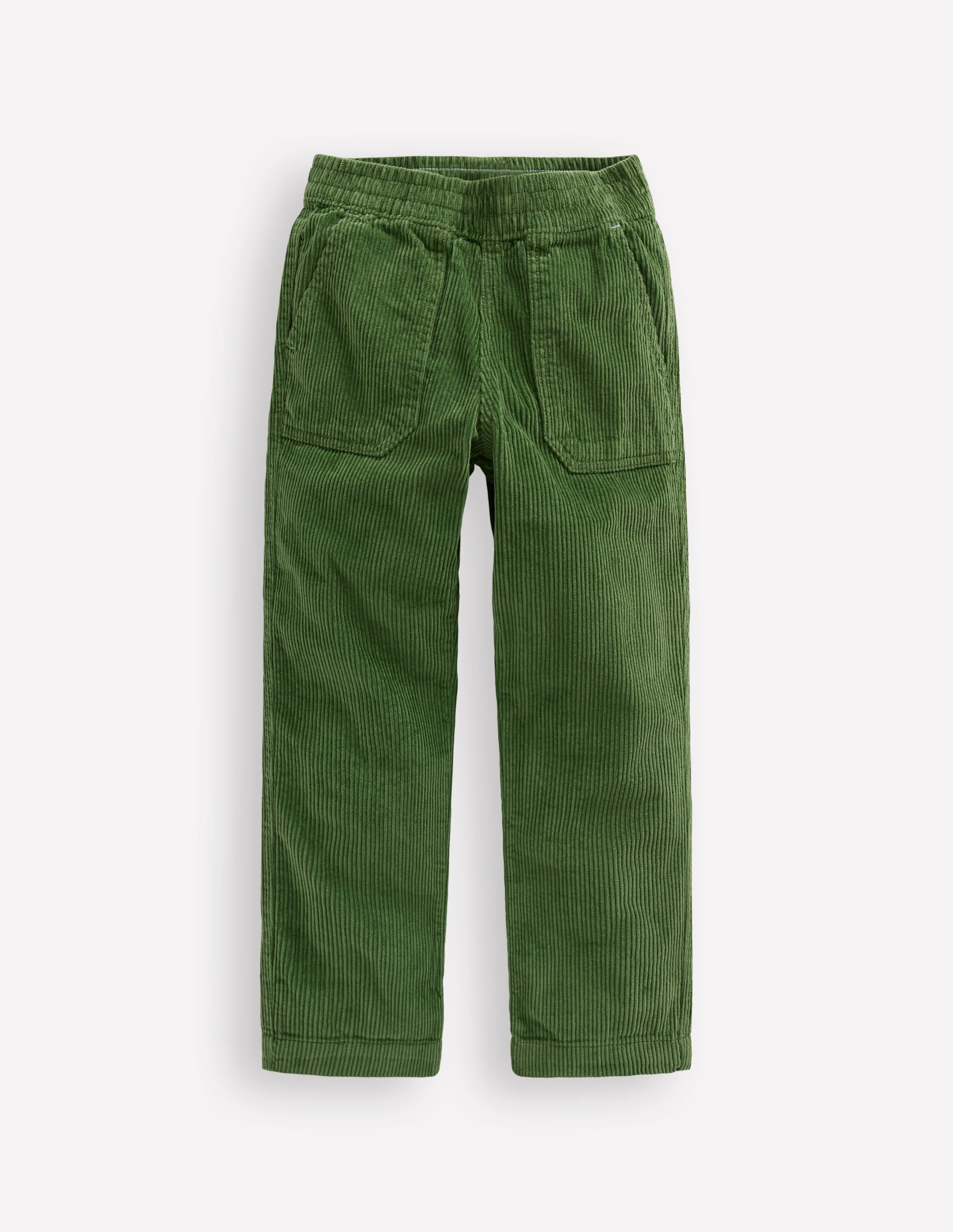 Pull-on Cord Trousers-Promenade Green - Image 1