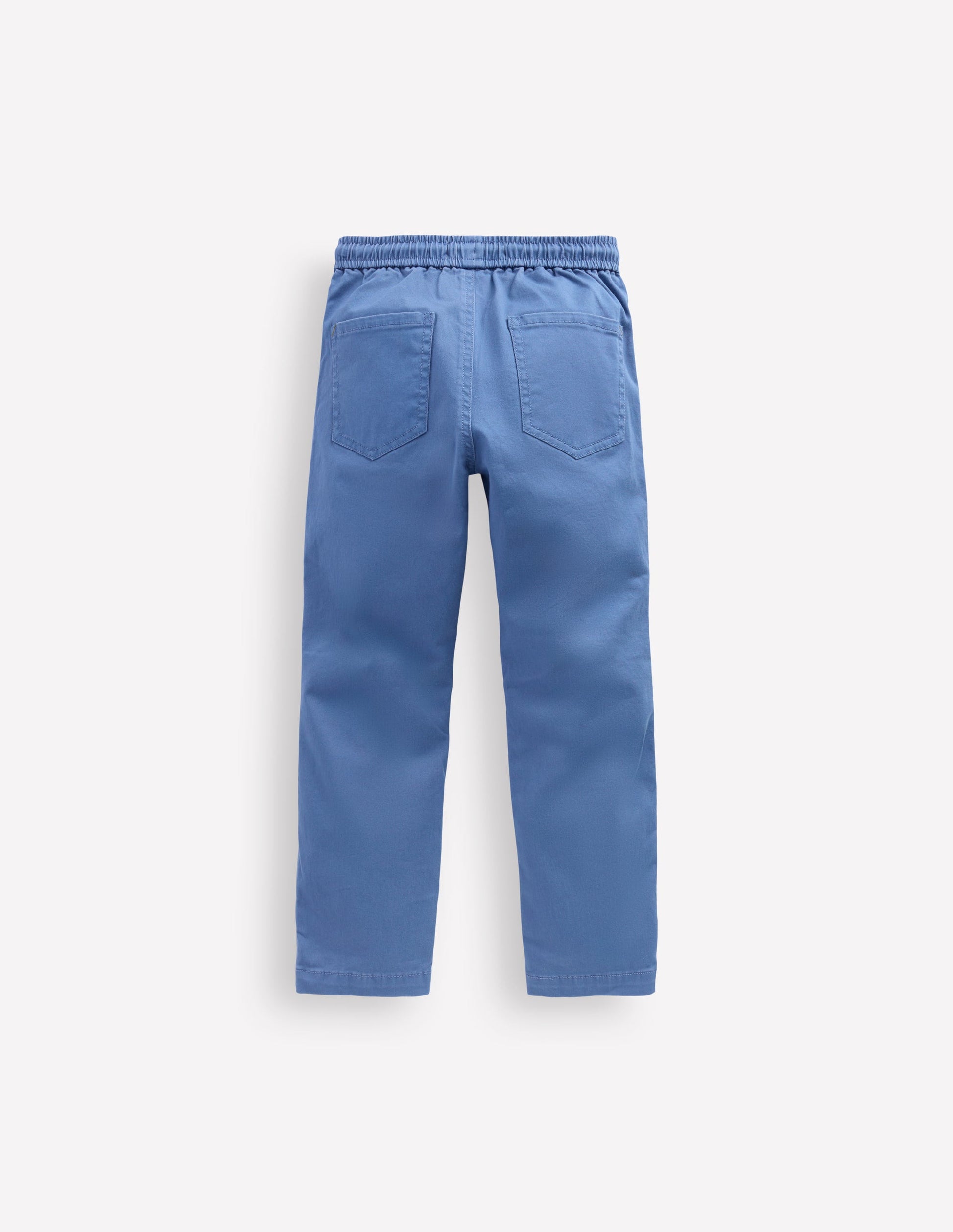 Slim Pull-On Trousers-Blue River-2