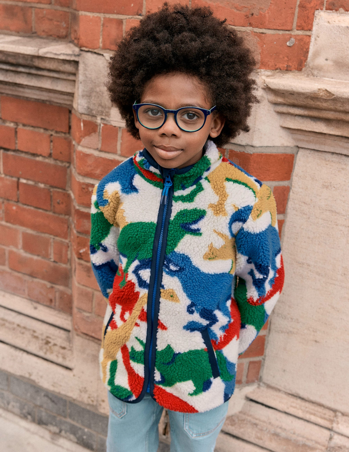 Cosy Borg Jacket-Multi Dinos - Image 4