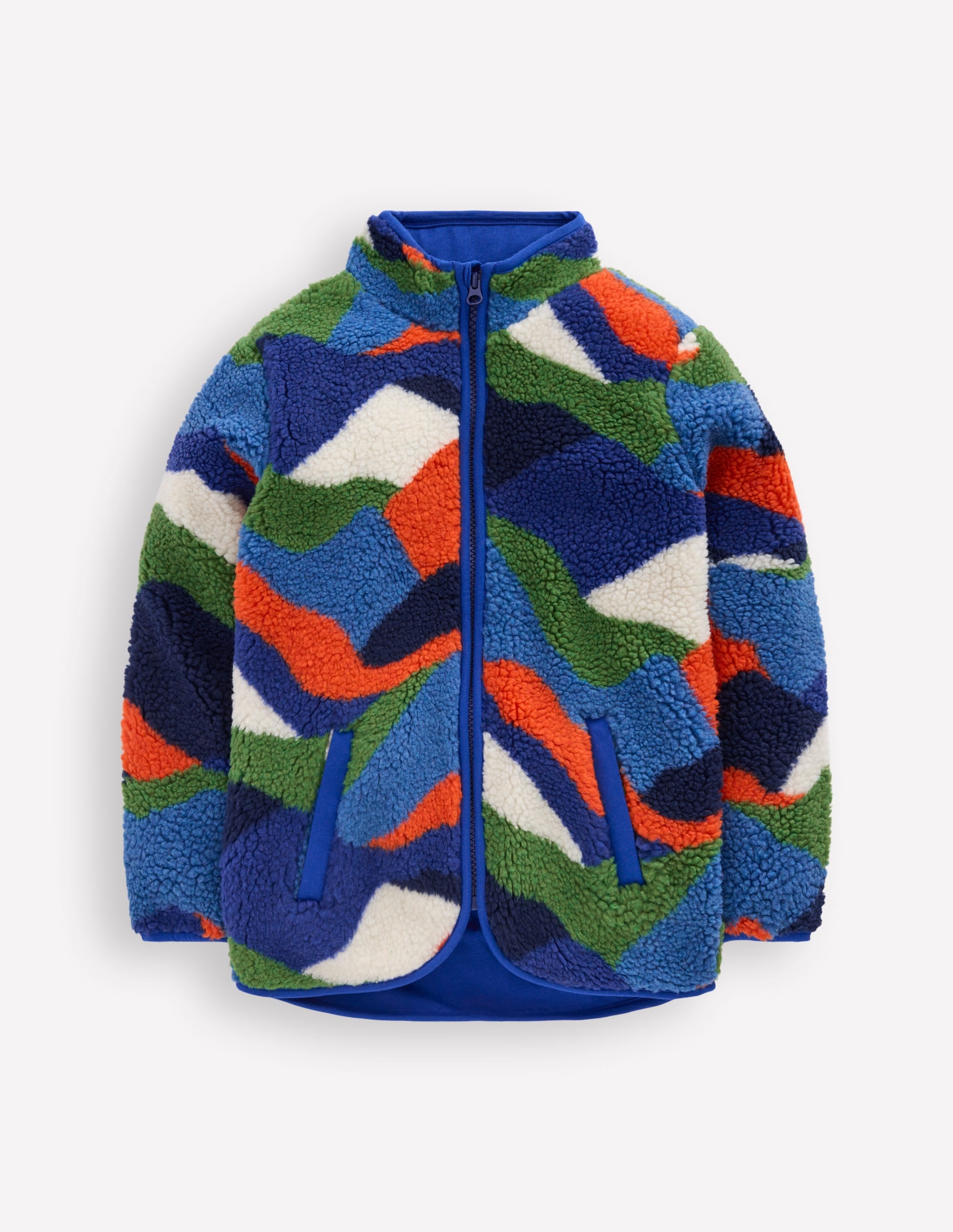 Cosy Borg Jacket-Multi Landscape - Image 1