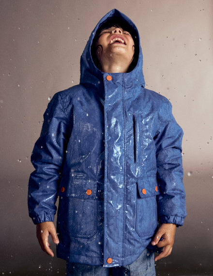 4-in-1 Waterproof Coat-Blue River