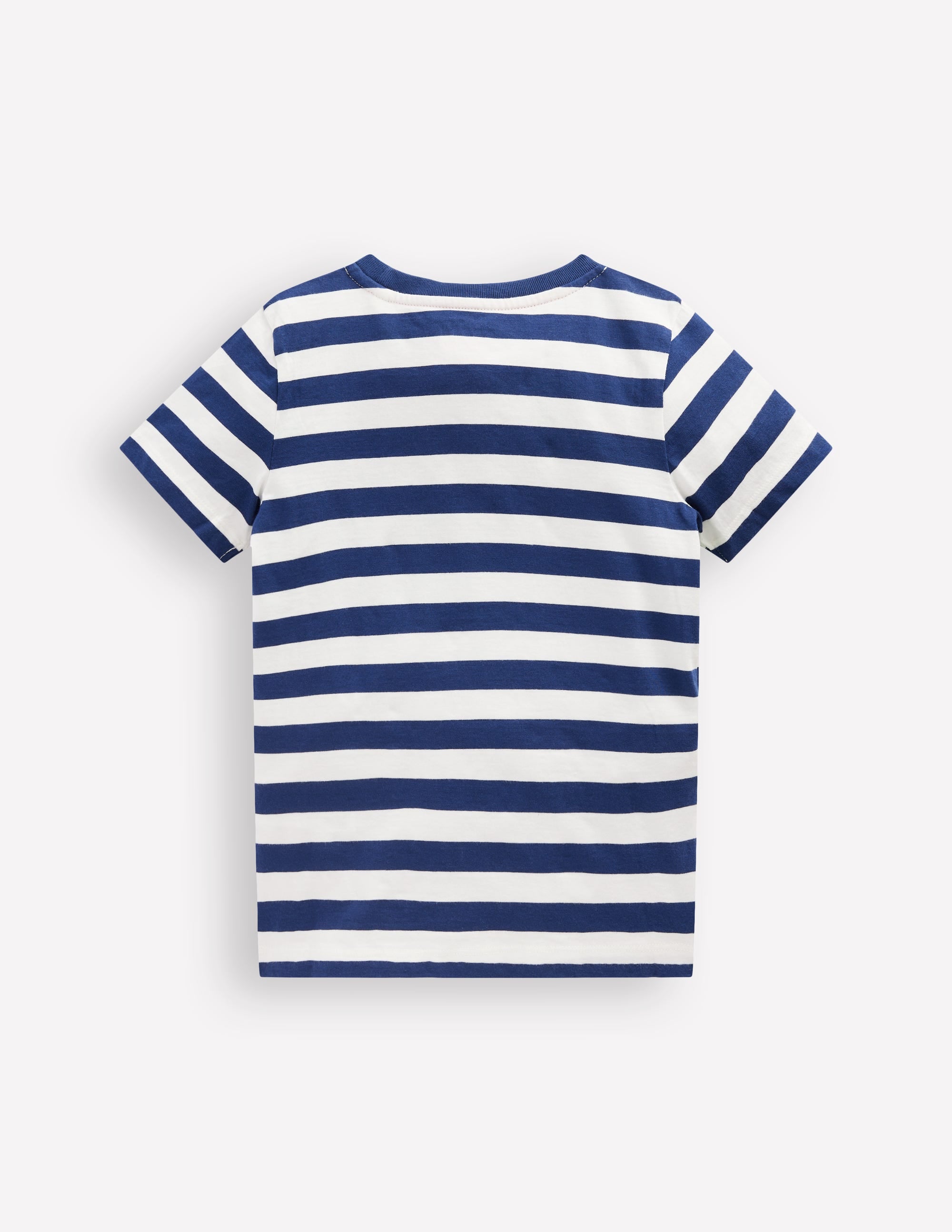Short Sleeve Appliqué T-shirt-Prehistoric Animals Applique - Image 2