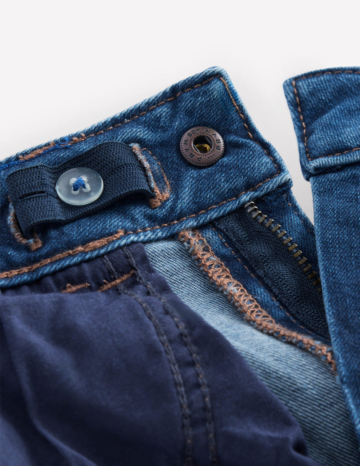 Adventure-flex Slim Jeans-Mid Vintage Denim