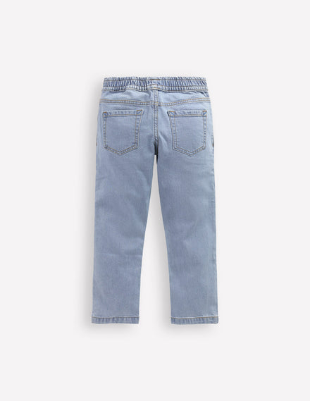Pull-On Jeans-Light Wash