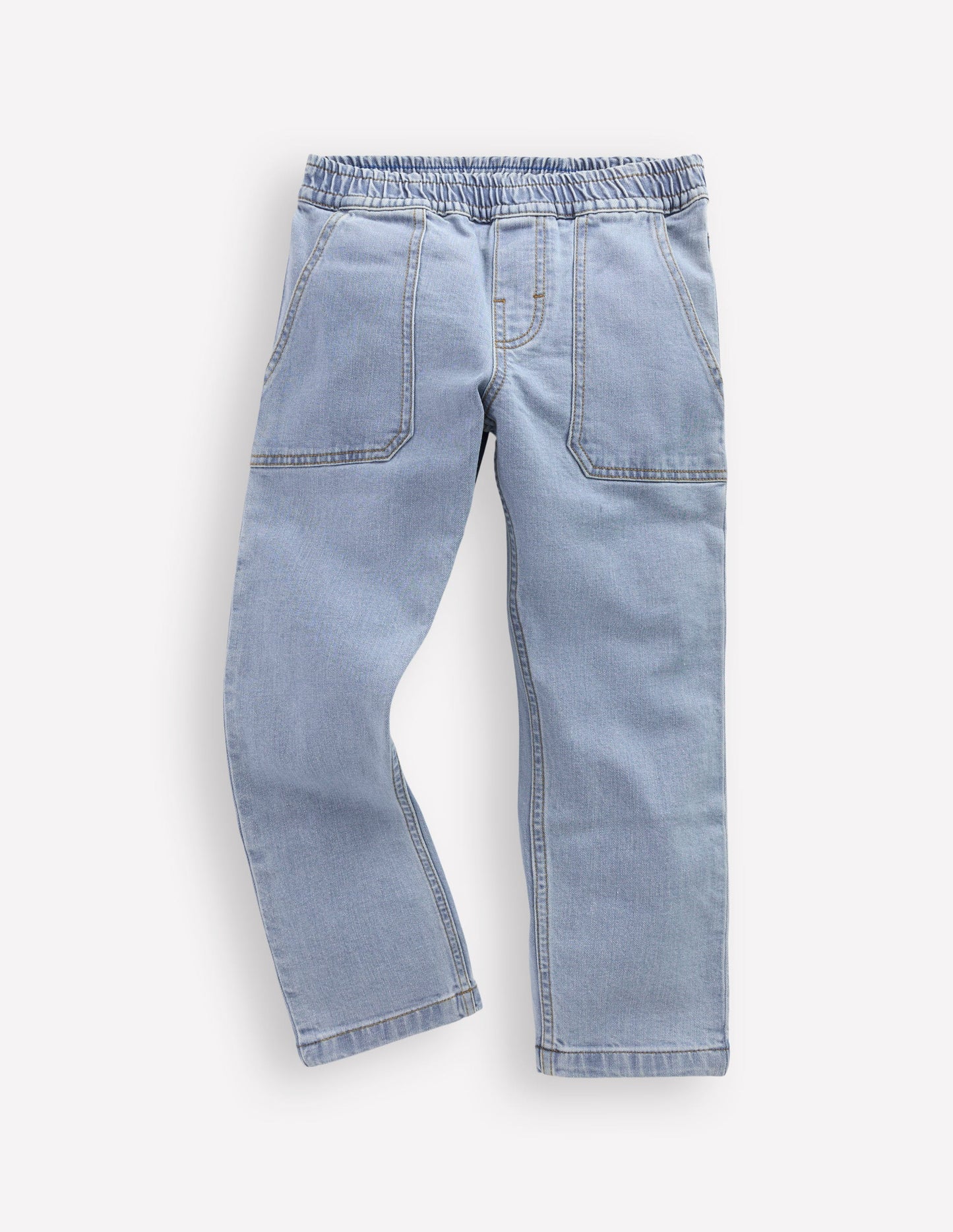 Pull-On Jeans-Light Wash