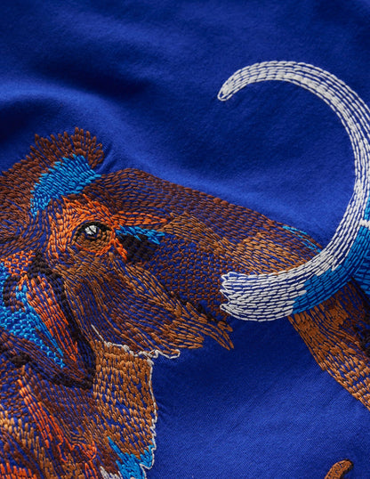 Longsleeve Superstitch T-shirt-Sapphire Blue Mammoth-3