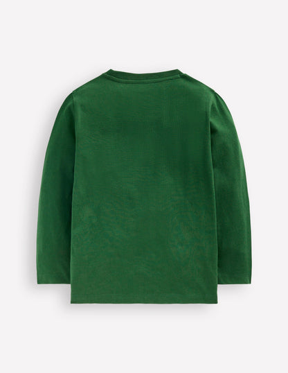 Longsleeve Superstitch T-shirt-Shady Green Dragon-2