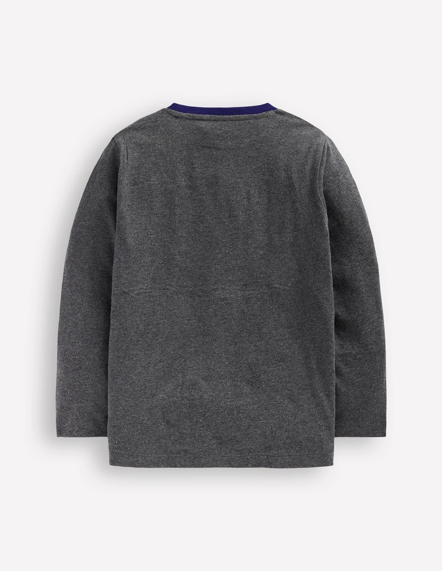 Star Appliqué T-shirt-GREY MARL STAR-3
