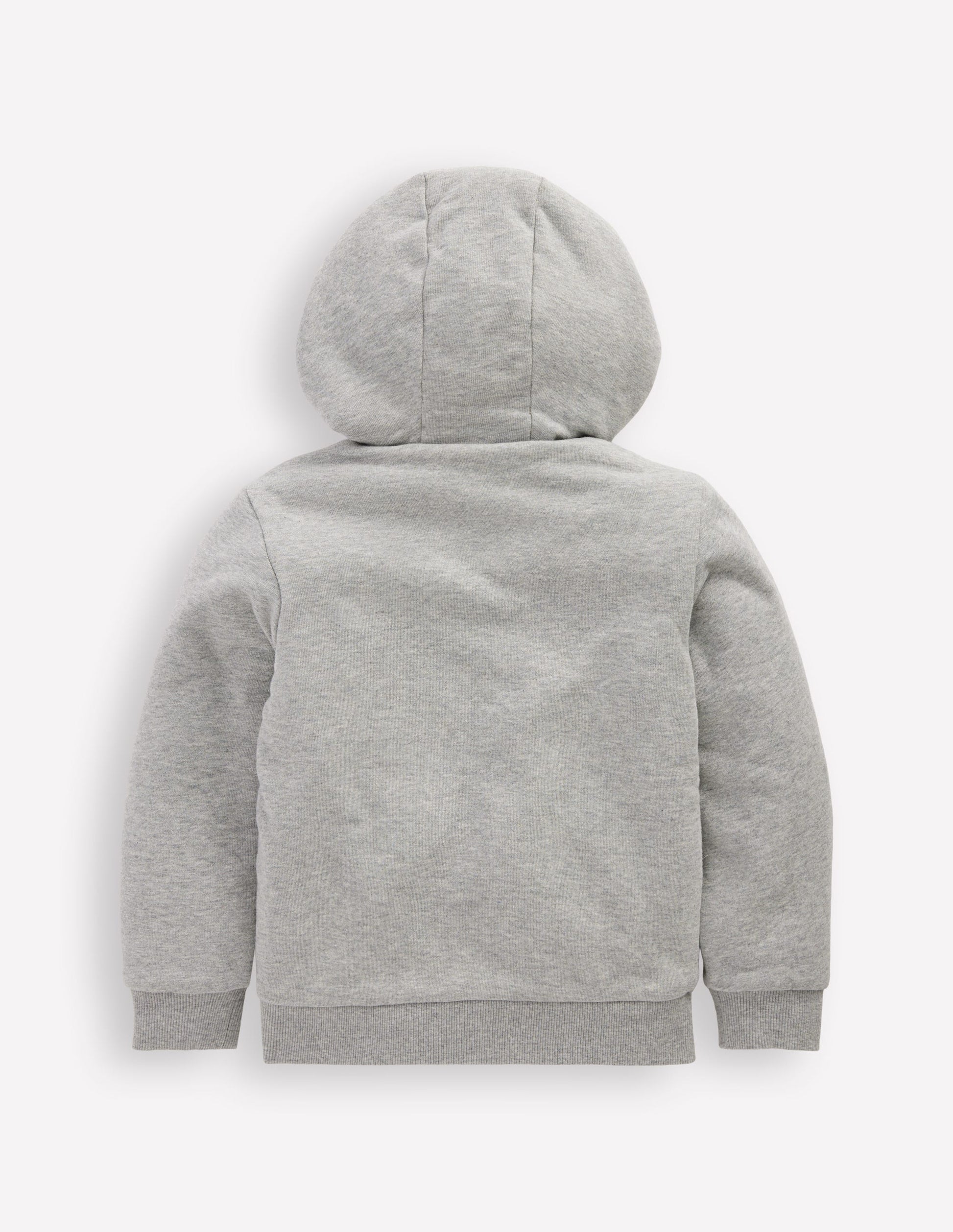Reversible Borg Hoodie-Grey Marl-5
