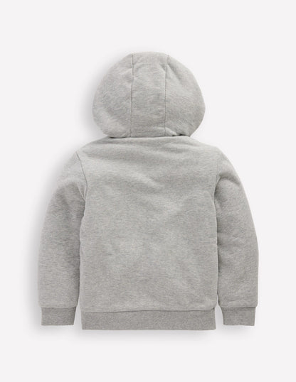 Reversible Borg Hoodie-Grey Marl-5