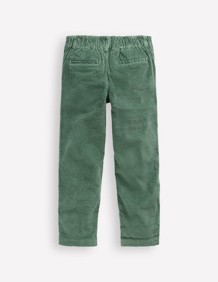 Everyday Relaxed Trousers-Smoke Pine Cord