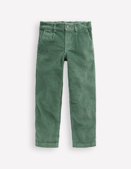 Everyday Relaxed Trousers-Smoke Pine Cord