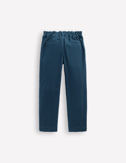 Everyday Relaxed Trousers-Blueberry Pie Twill