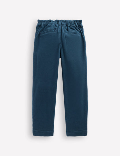 Everyday Straight Leg Trousers-Blueberry Pie Twill-2