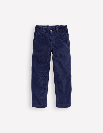 Everyday Relaxed Trousers-College Navy Cord