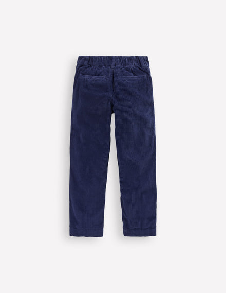 Everyday Relaxed Trousers-College Navy Cord